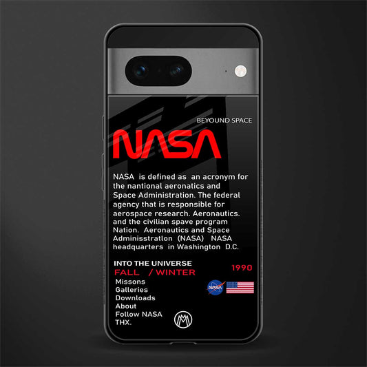 nasa project back phone cover | glass case for google pixel 7