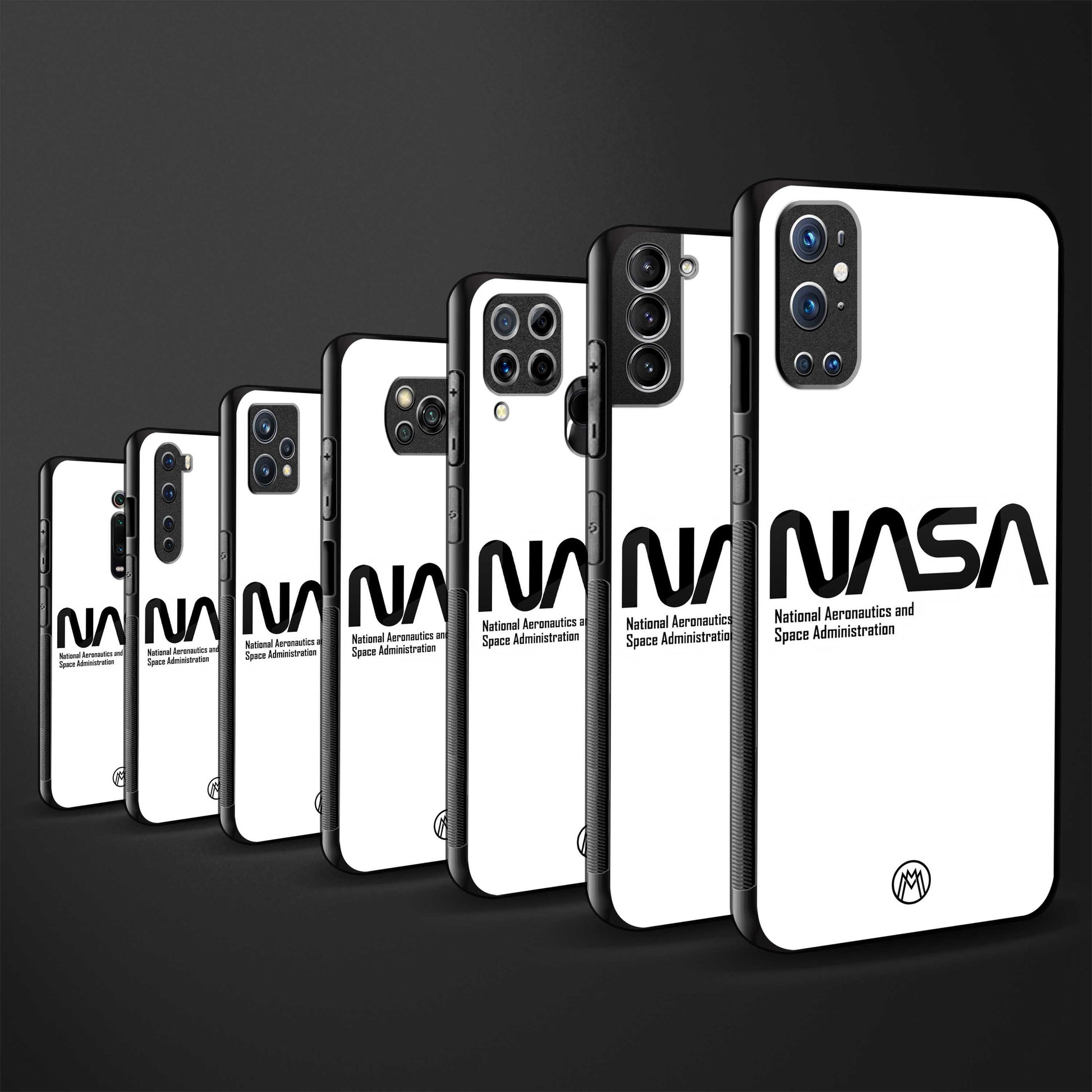 nasa white glass case for realme x2 pro image-3