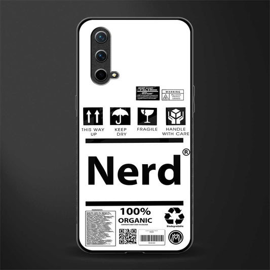 nerd white label glass case for oneplus nord ce 5g image