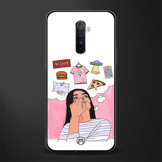 netflix and chill glass case for realme x2 pro image