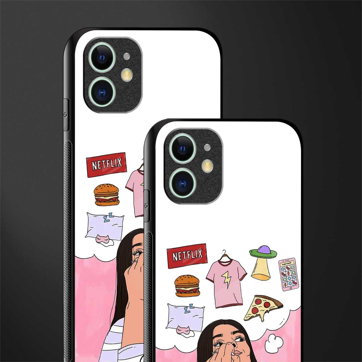 netflix and chill glass case for iphone 11 image-2