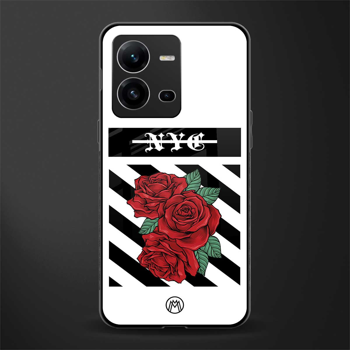 new york city back phone cover | glass case for vivo v25-5g