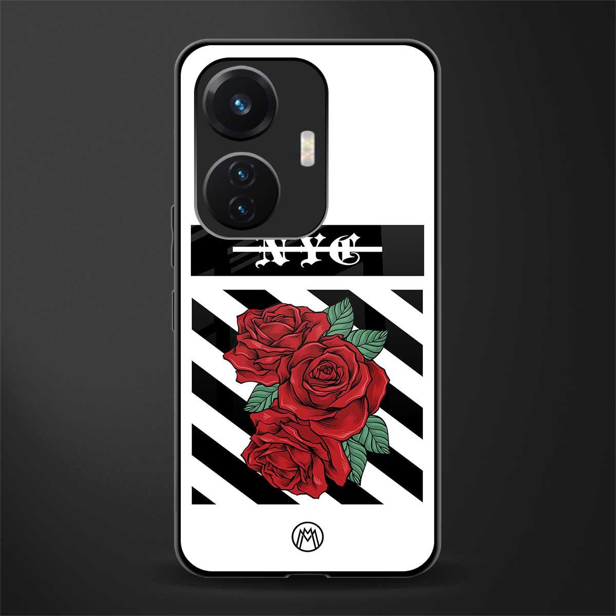 new york city back phone cover | glass case for vivo t1 44w 4g