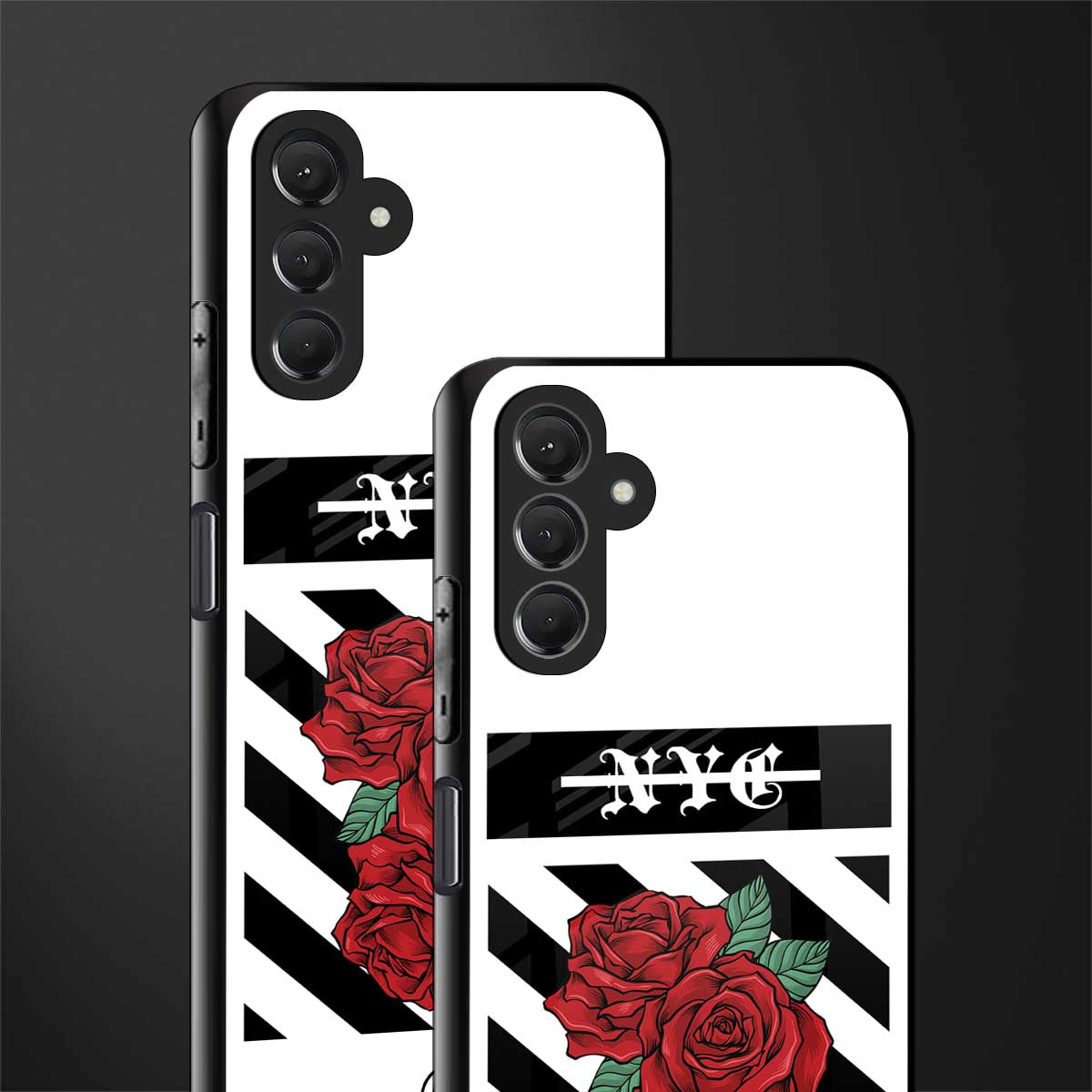 new york city back phone cover | glass case for samsun galaxy a24 4g