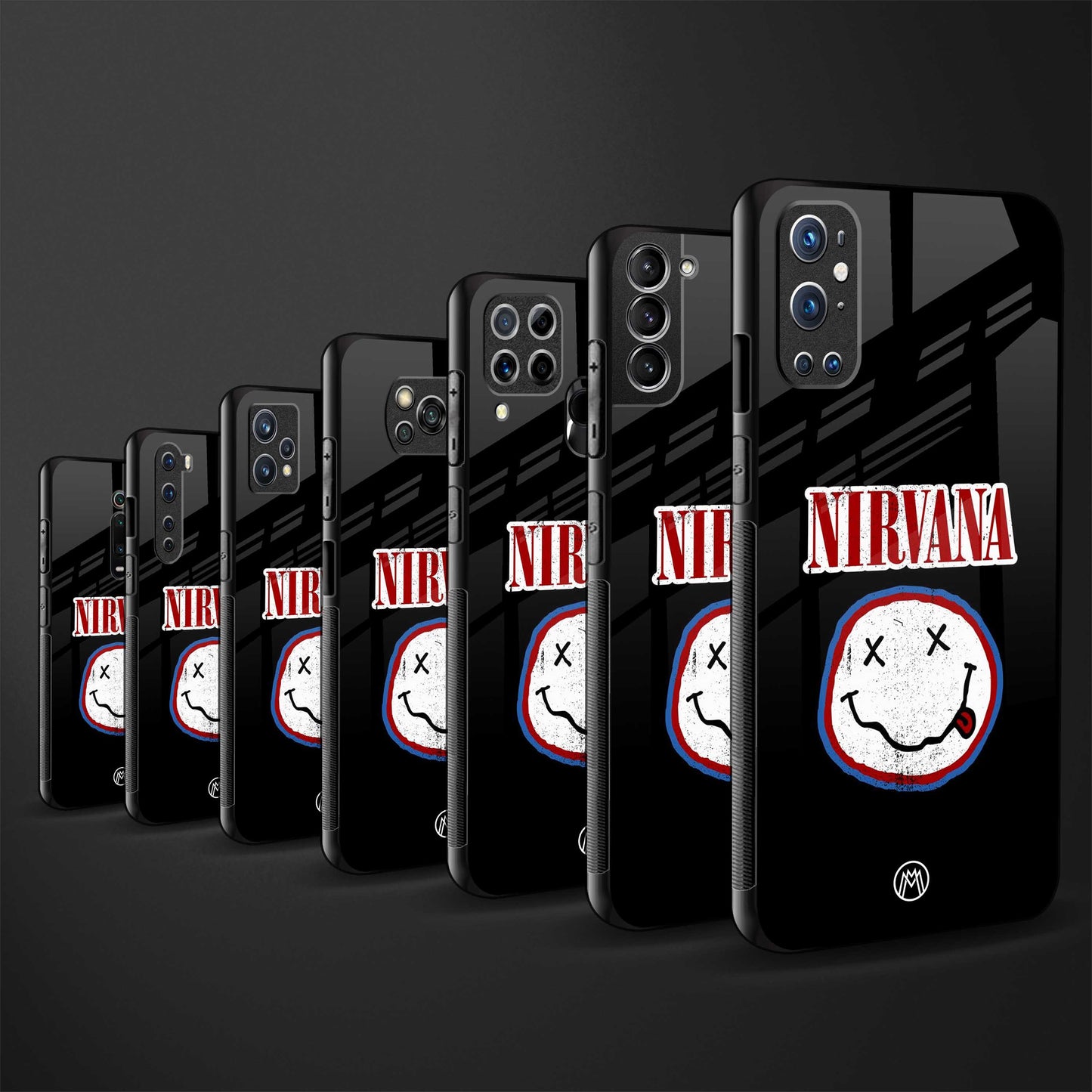 nirvana back phone cover | glass case for samsung galaxy a14 5g