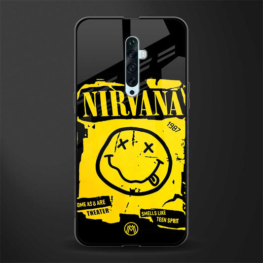 nirvana yellow glass case for oppo reno 2f image