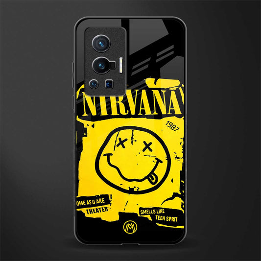 nirvana yellow glass case for vivo x70 pro image
