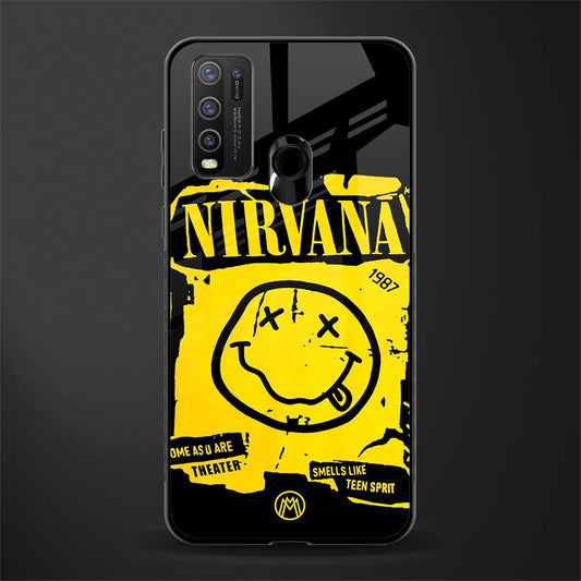 nirvana yellow glass case for vivo y30 image