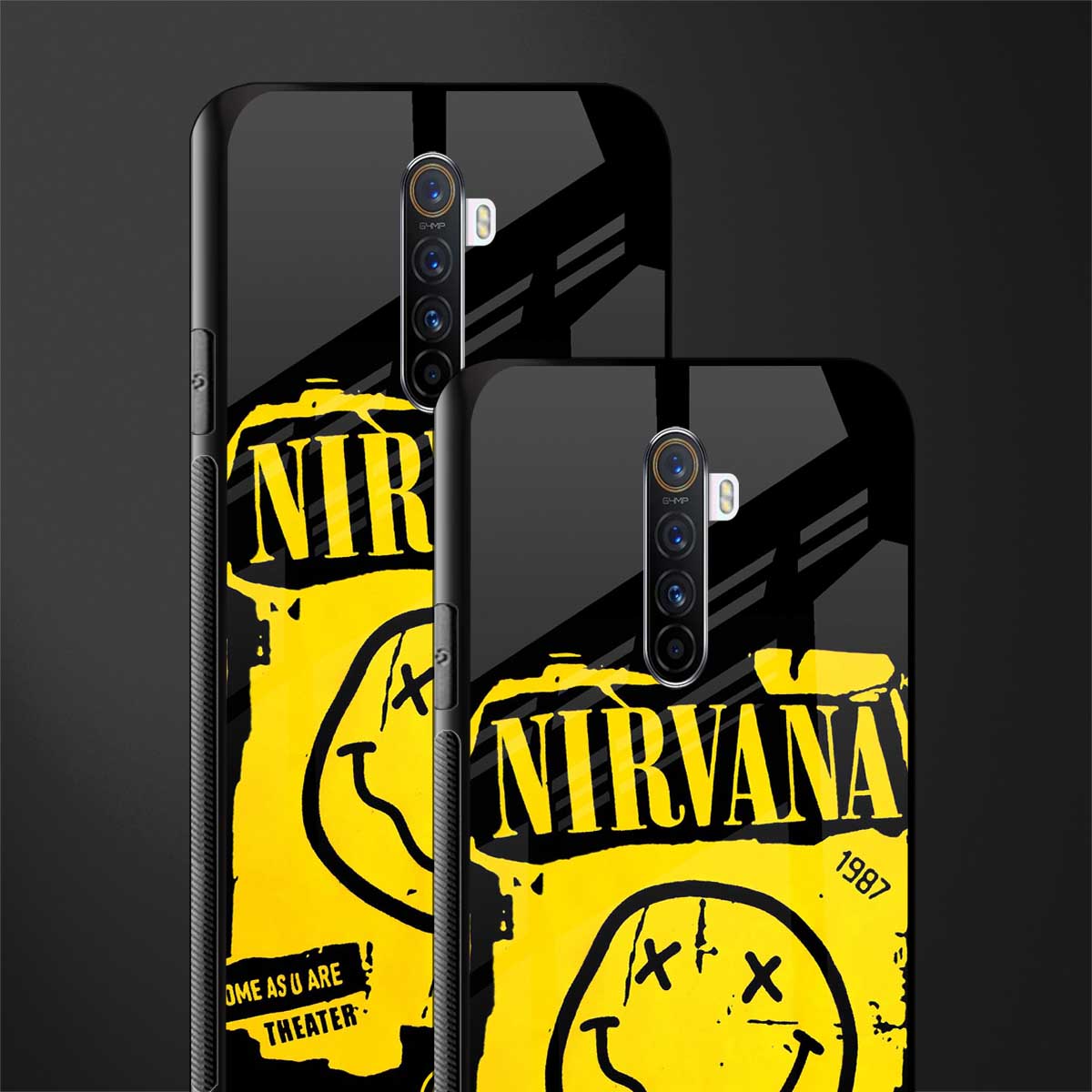 nirvana yellow glass case for realme x2 pro image-2