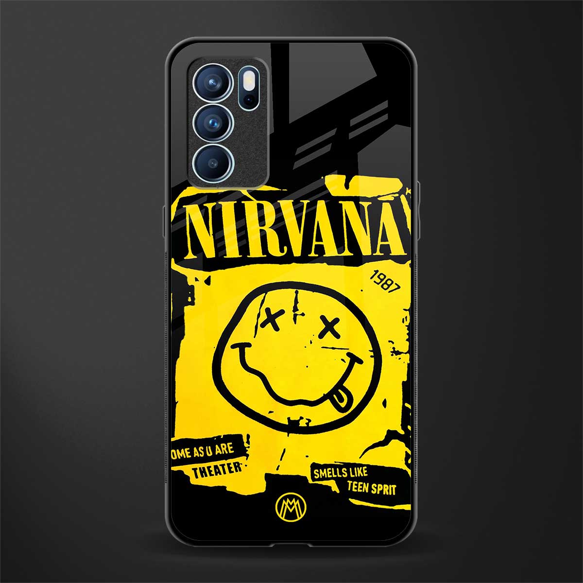 nirvana yellow glass case for oppo reno6 pro 5g image
