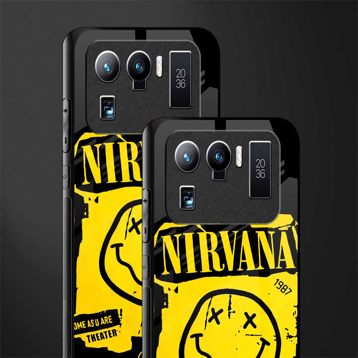 nirvana yellow glass case for mi 11 ultra 5g image-2