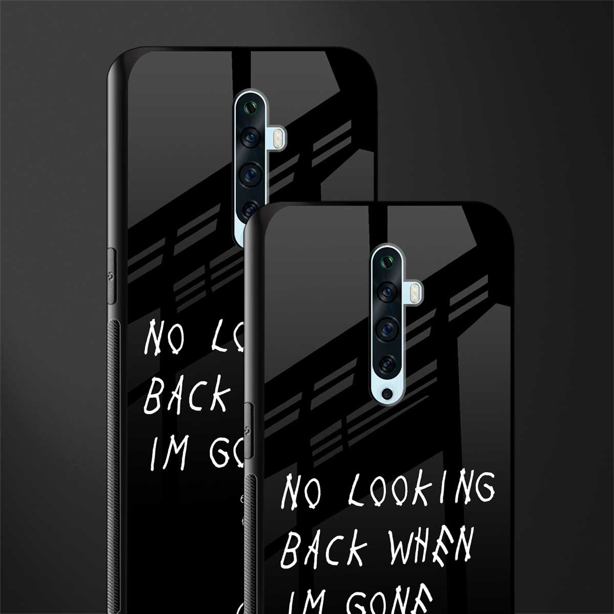 no looking back glass case for oppo reno 2f image-2