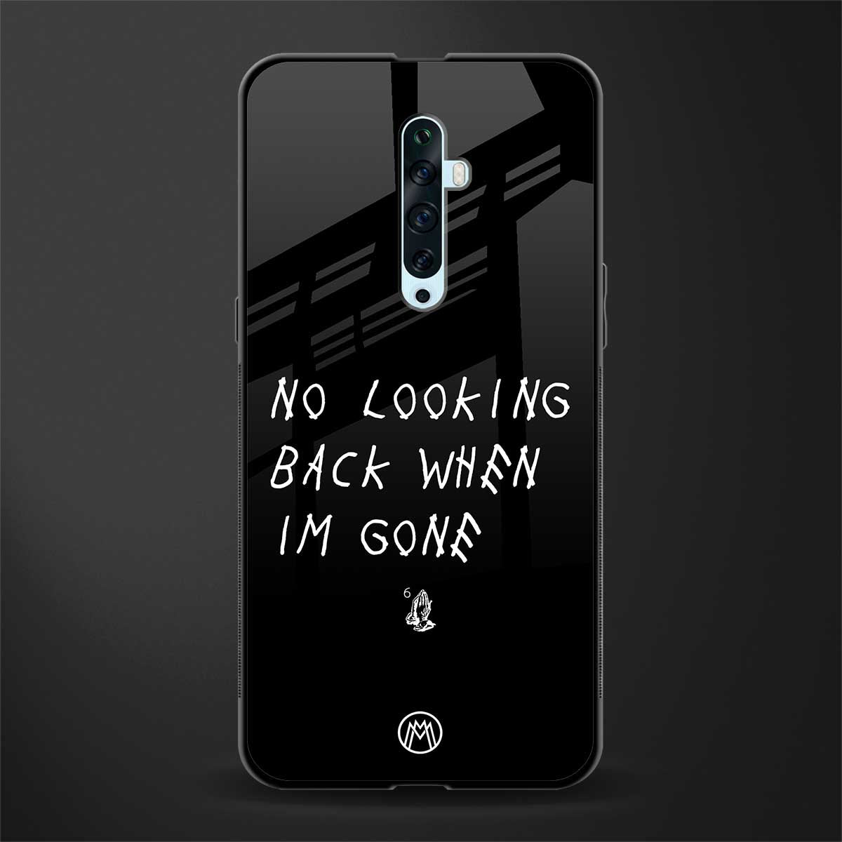 no looking back glass case for oppo reno 2f image