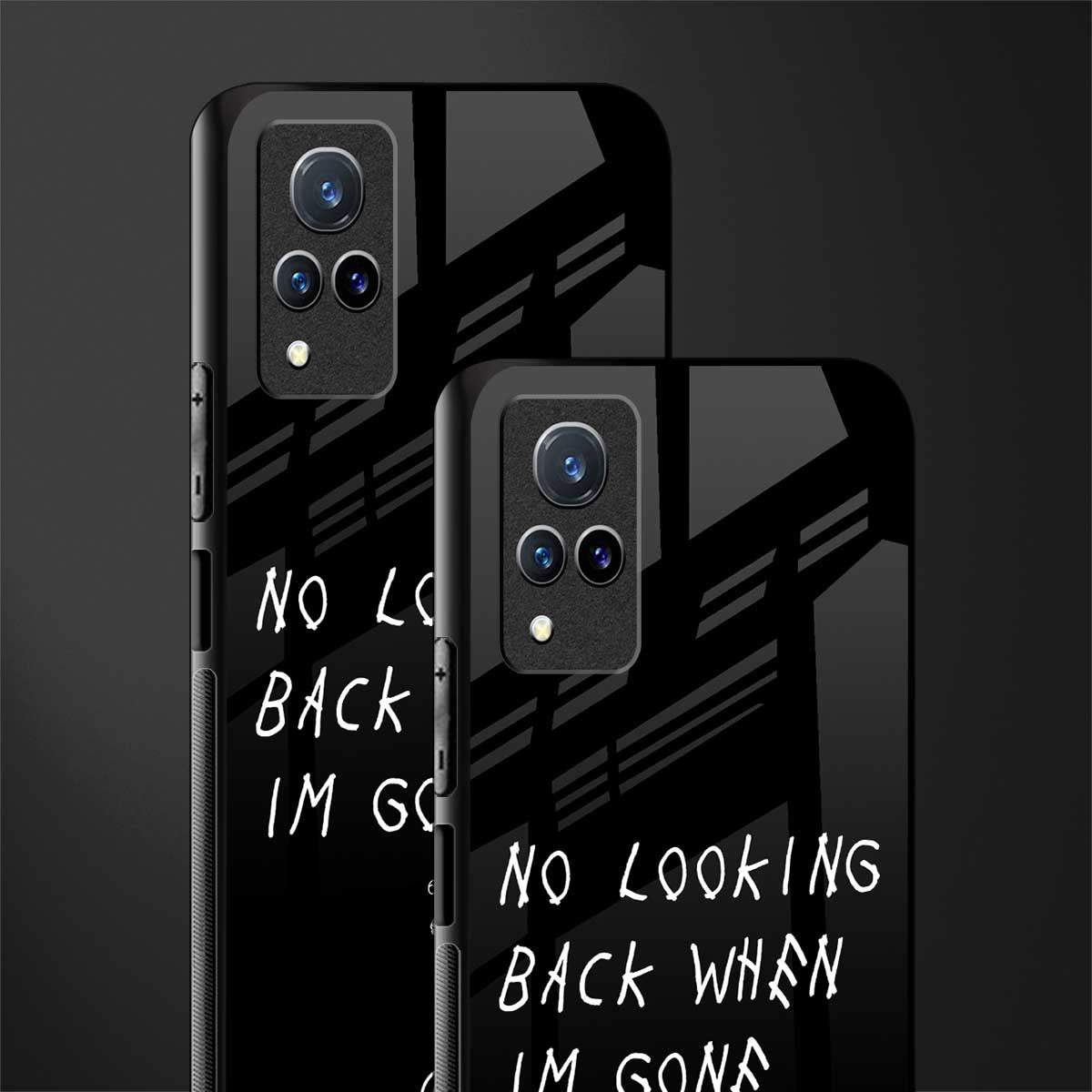 no looking back glass case for vivo v21 5g image-2