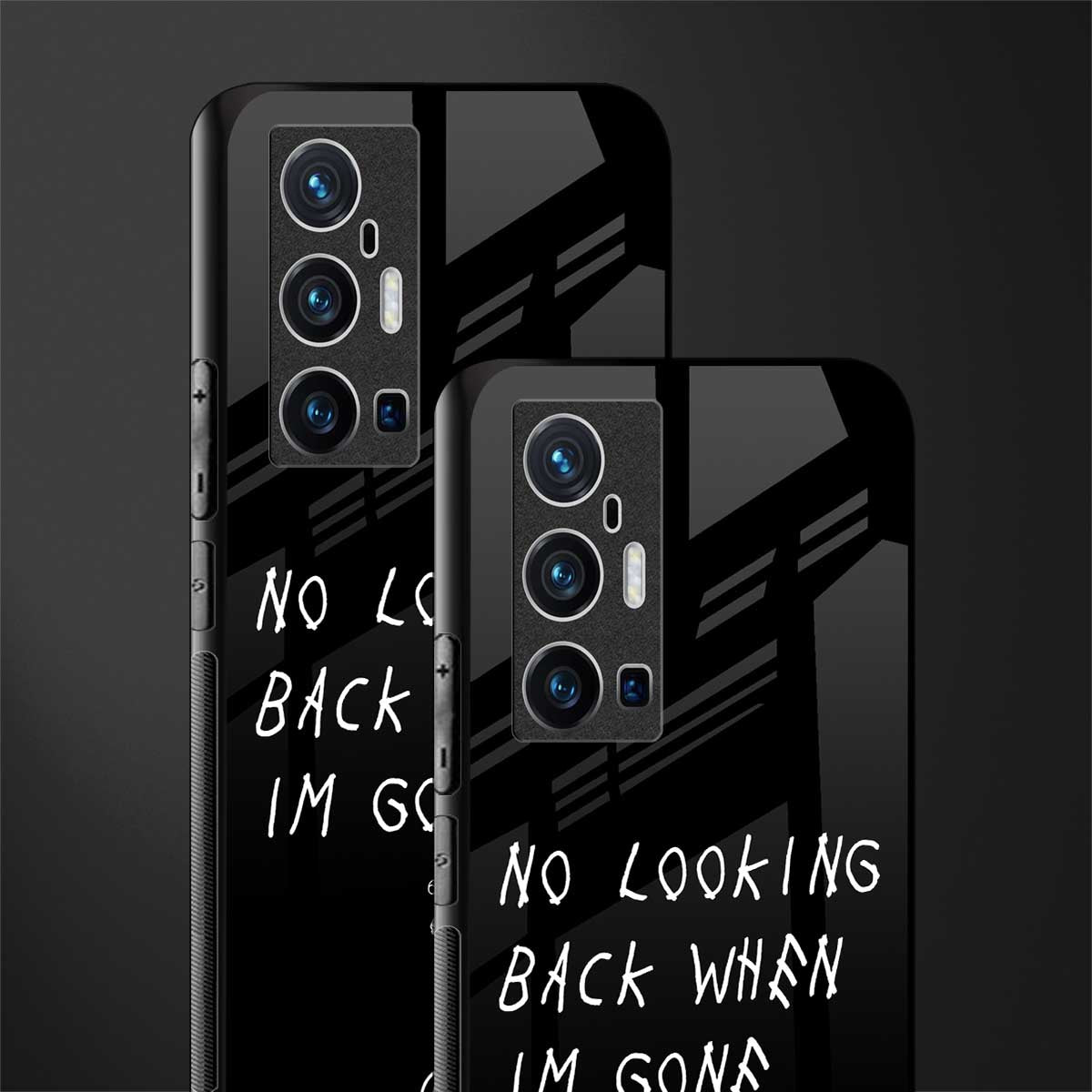 no looking back glass case for vivo x70 pro plus image-2