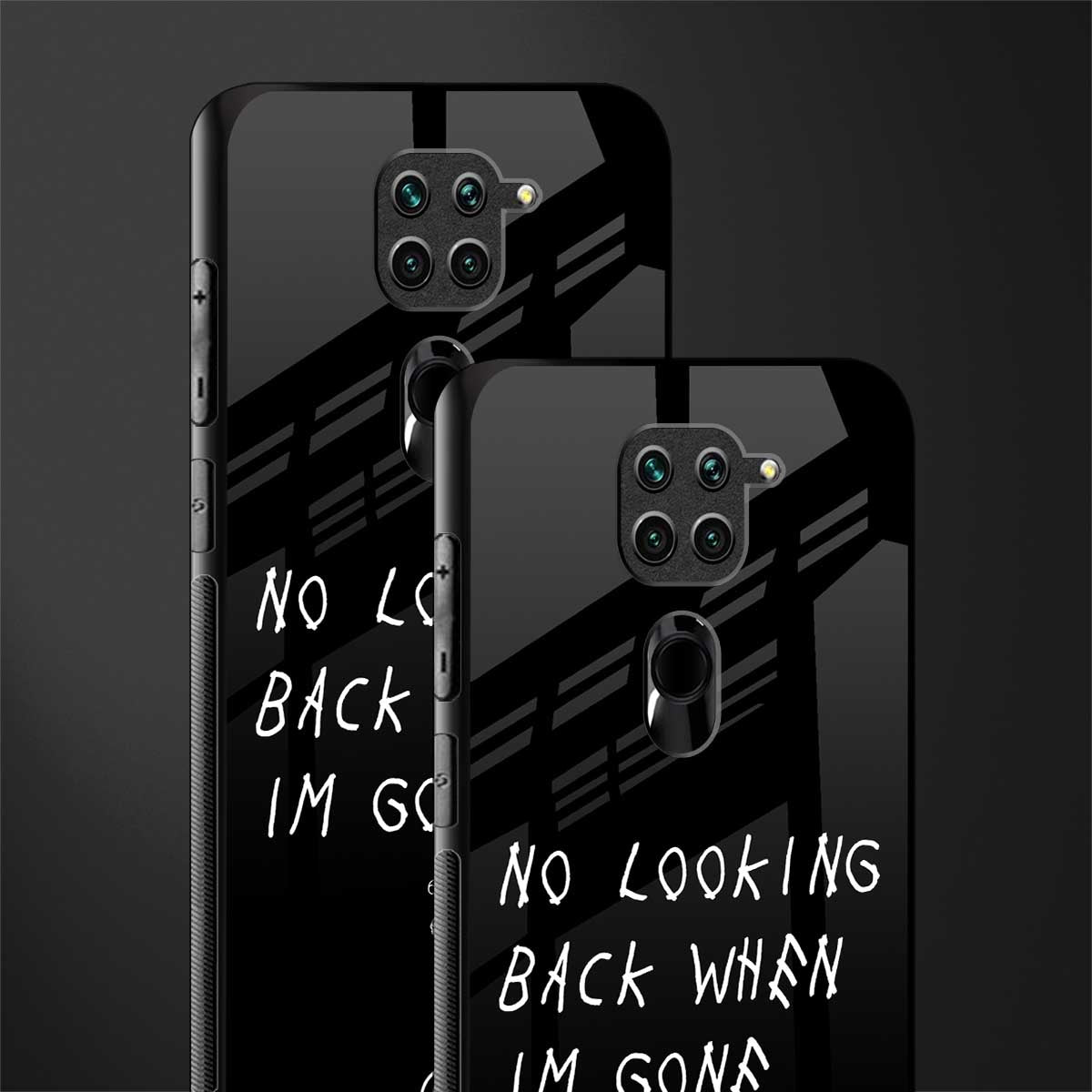 no looking back glass case for redmi note 9 image-2