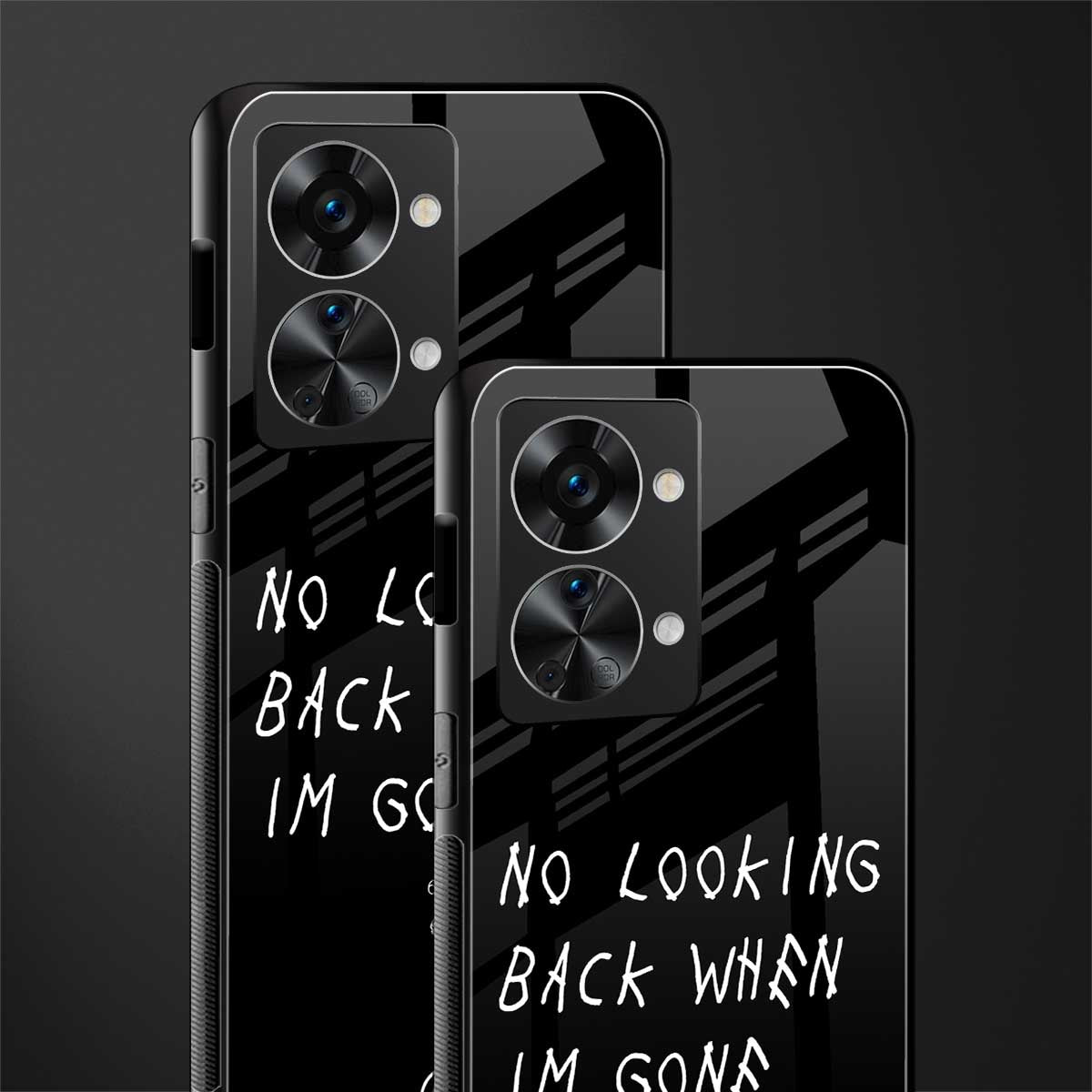 no looking back glass case for phone case | glass case for oneplus nord 2t 5g