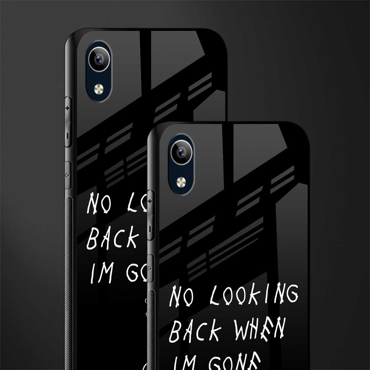 no looking back glass case for vivo y1s without fingerprint image-2