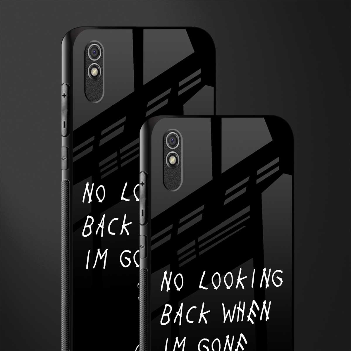 no looking back glass case for redmi 9a image-2
