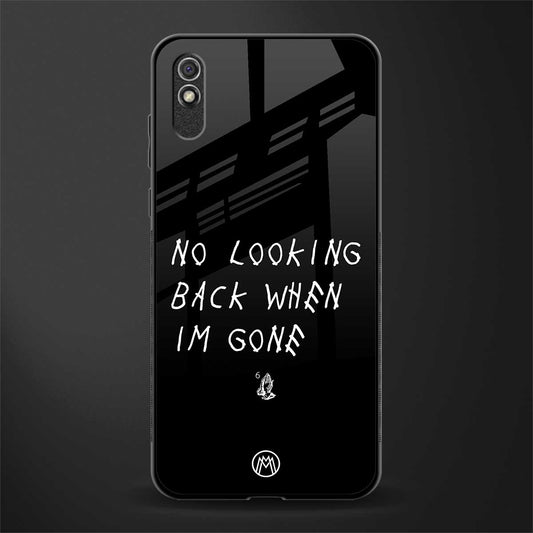 no looking back glass case for redmi 9a image