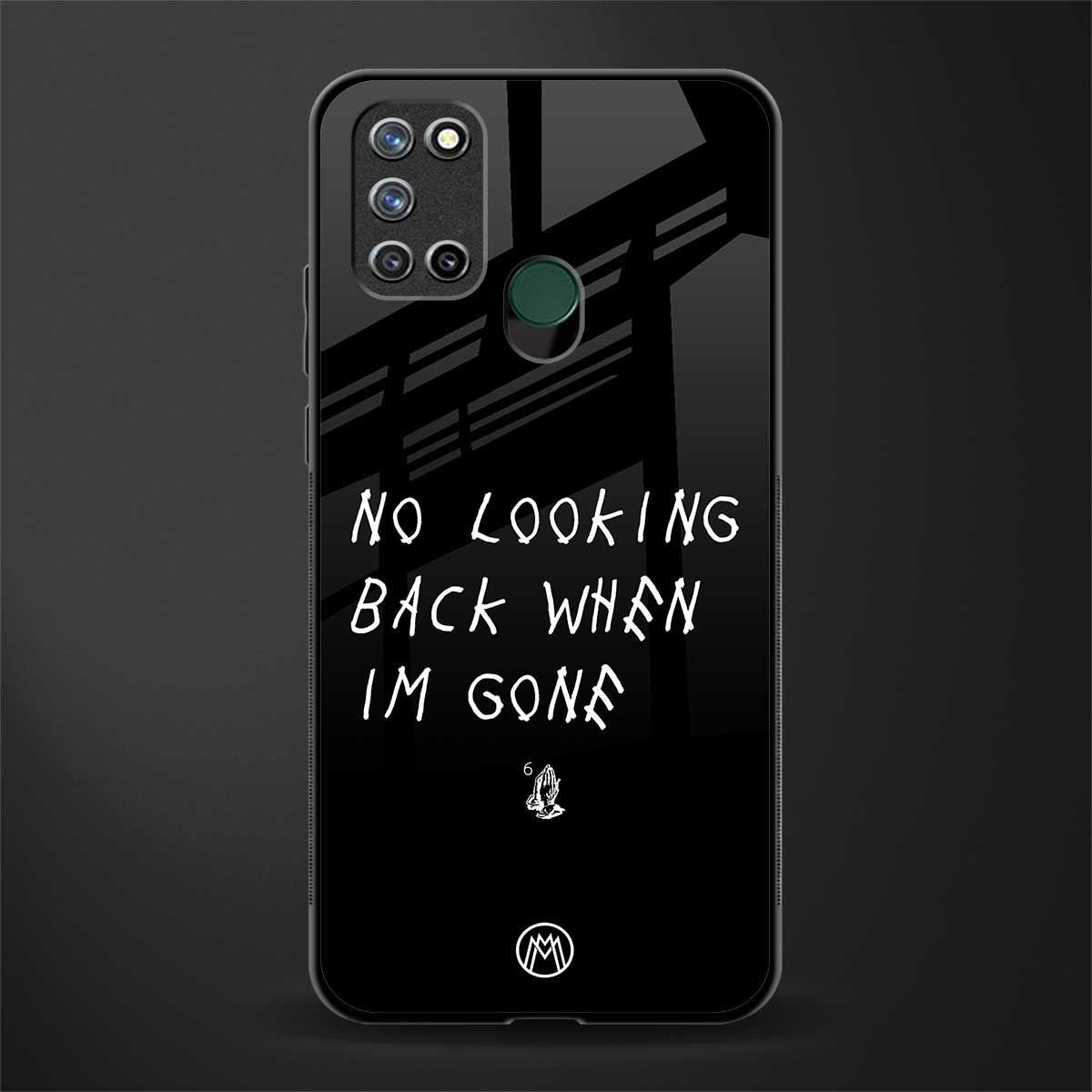 no looking back glass case for realme 7i image