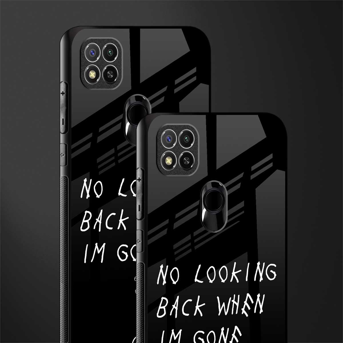 no looking back glass case for redmi 9 image-2