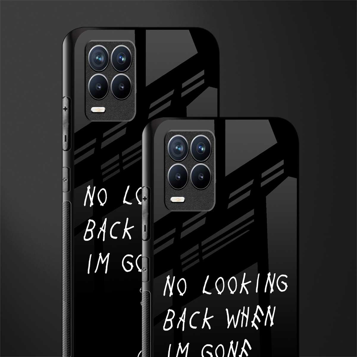 no looking back glass case for realme 8 4g image-2