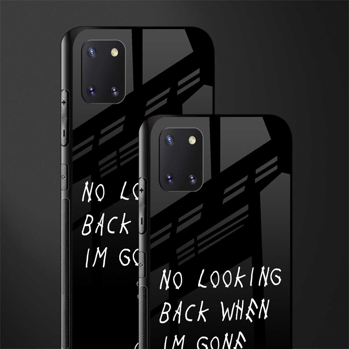 no looking back glass case for samsung a81 image-2