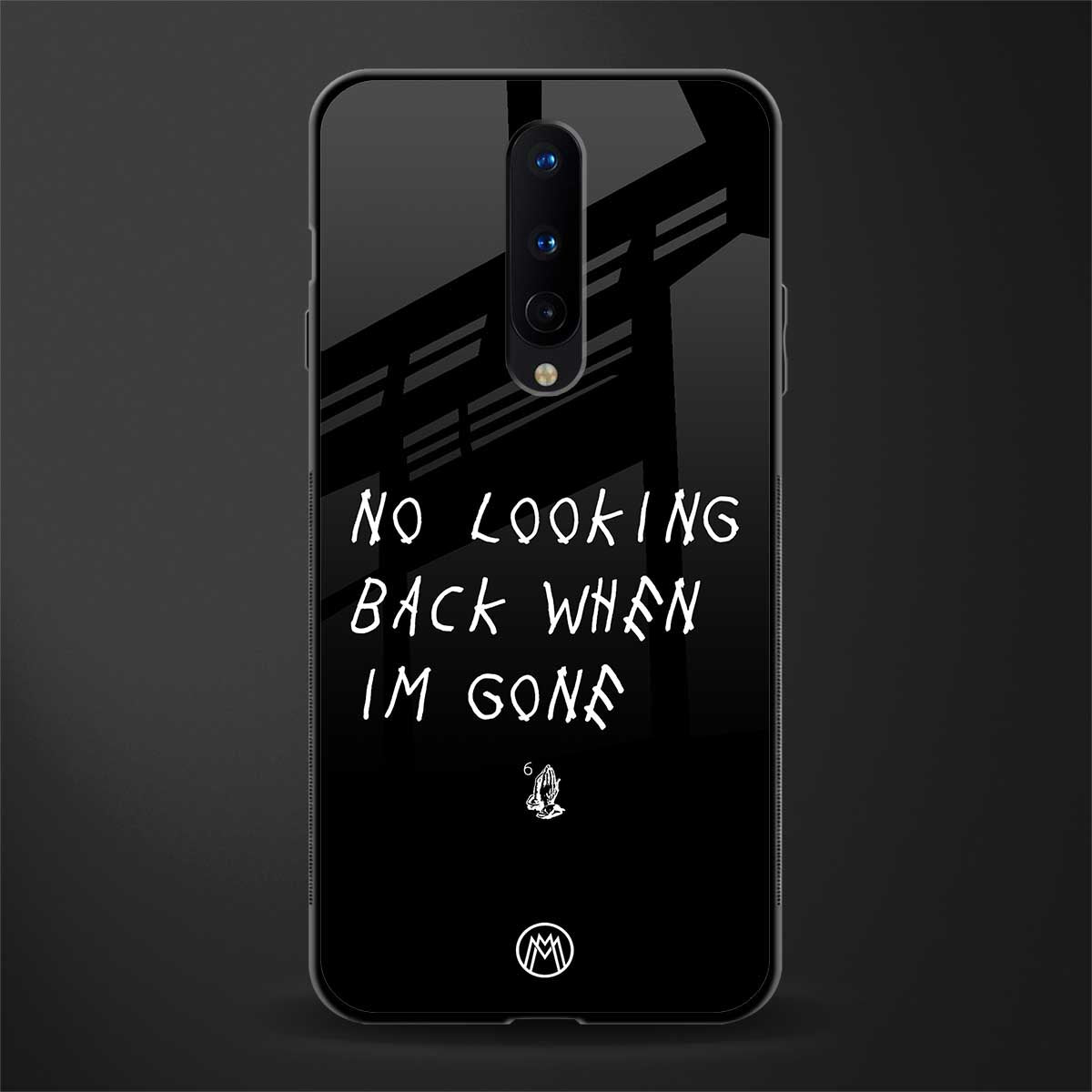 no looking back glass case for oneplus 8 image