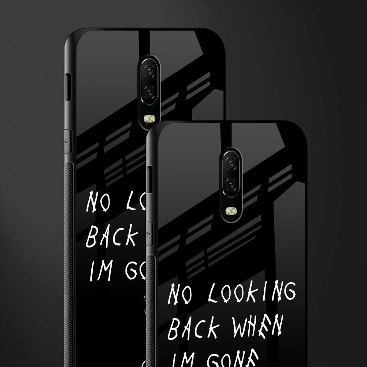 no looking back glass case for oneplus 6t image-2