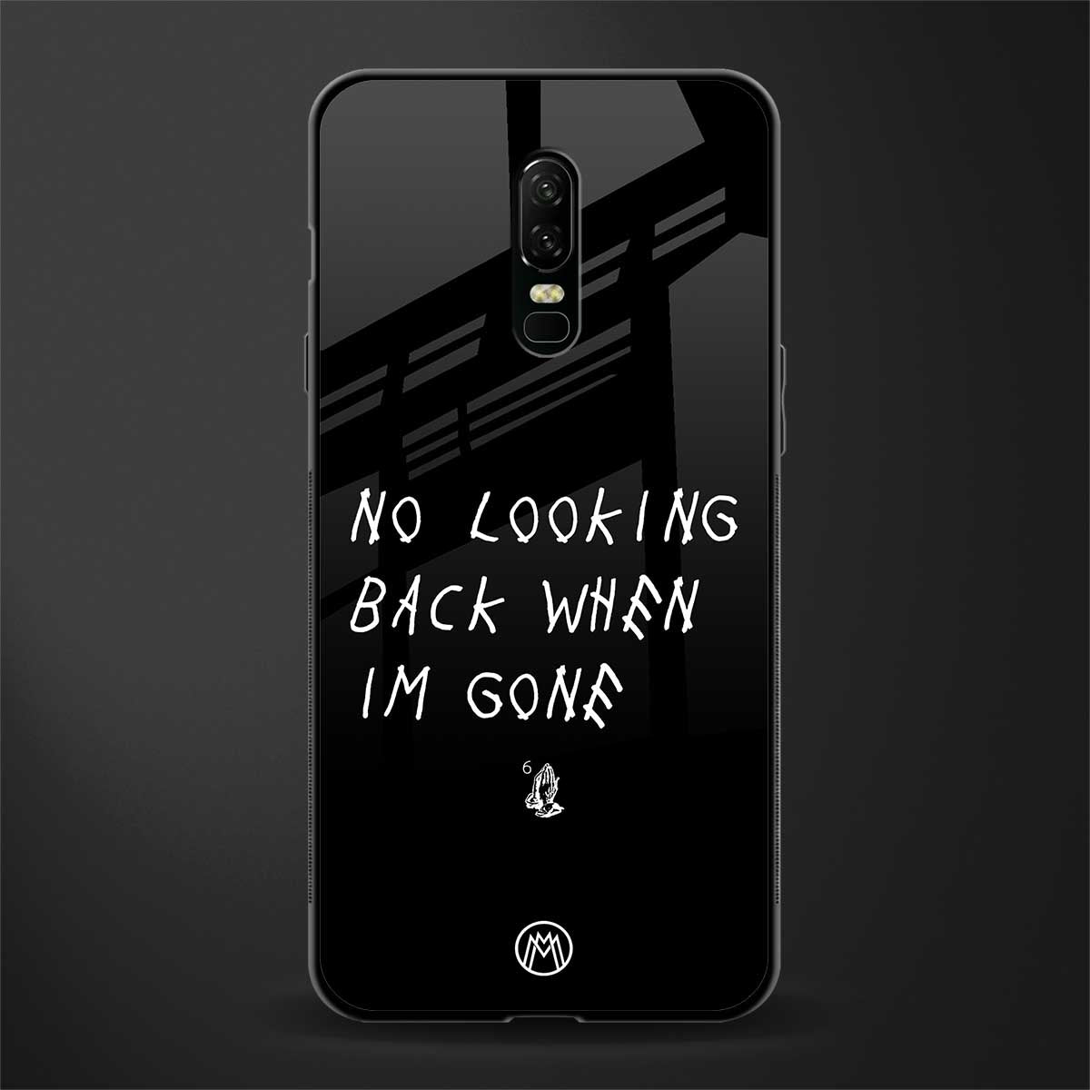 no looking back glass case for oneplus 6 image