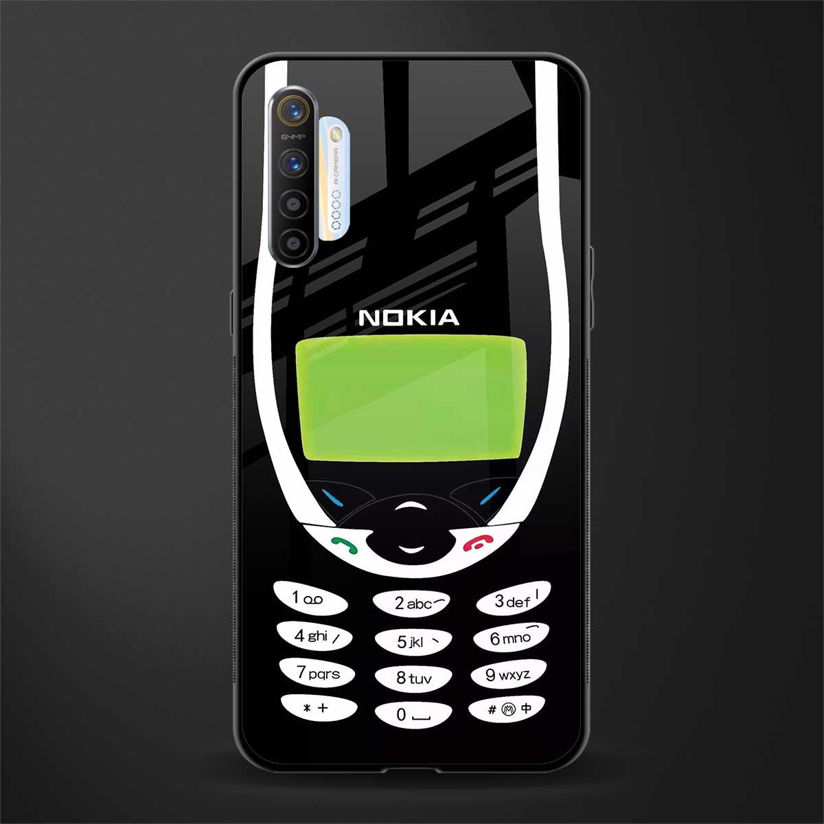 nokia 3310 vintage glass case for realme x2 image