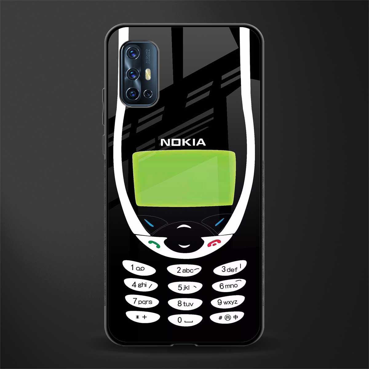 nokia 3310 vintage glass case for vivo v17 image