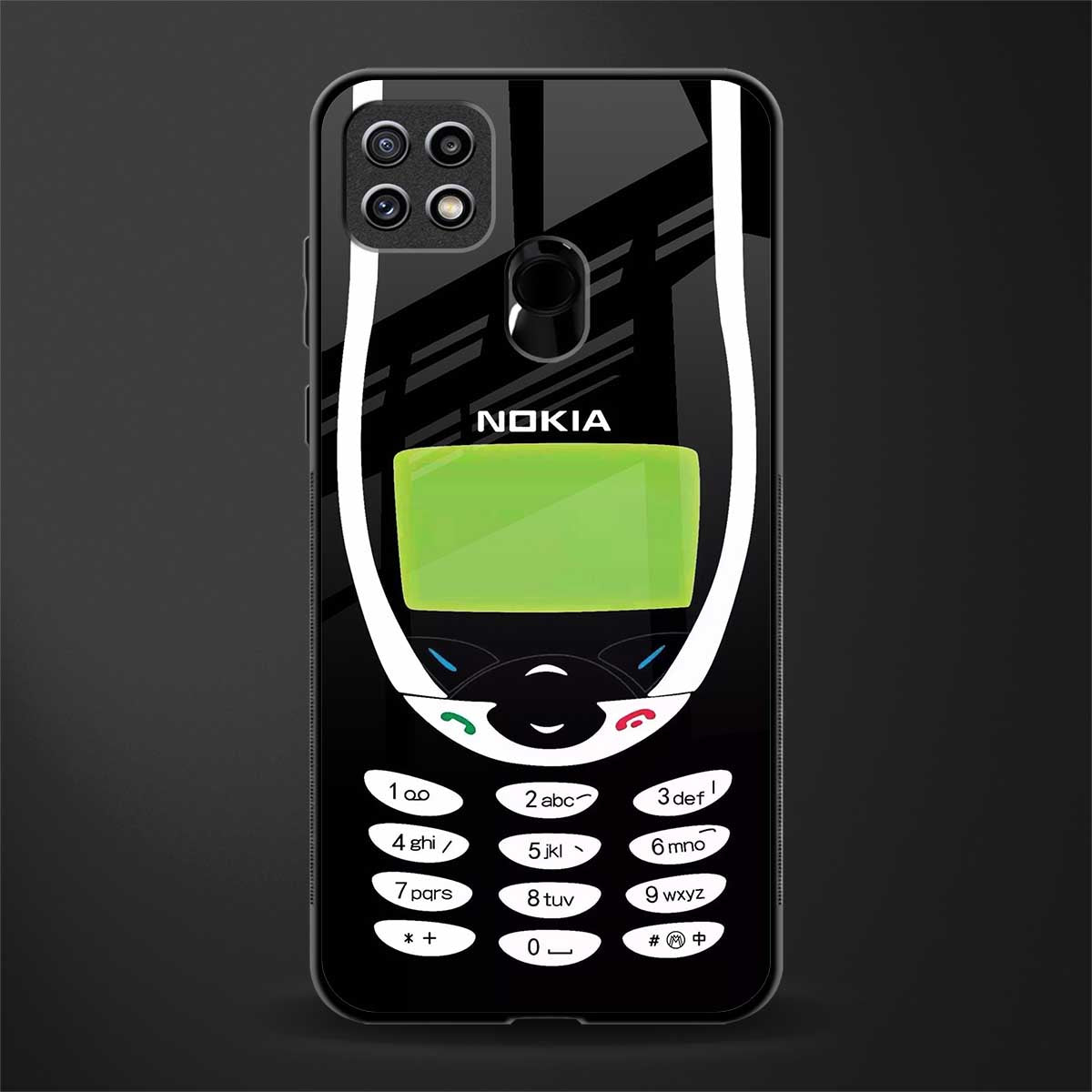 nokia 3310 vintage glass case for oppo a15 image