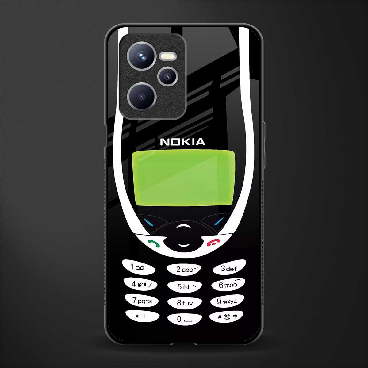 nokia 3310 vintage glass case for realme c35 image