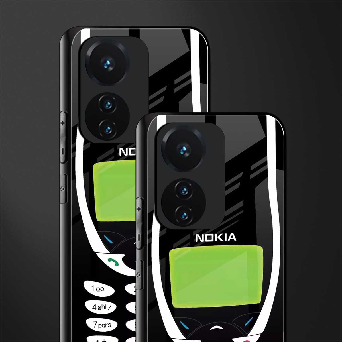 nokia 3310 vintage back phone cover | glass case for vivo t1 44w 4g