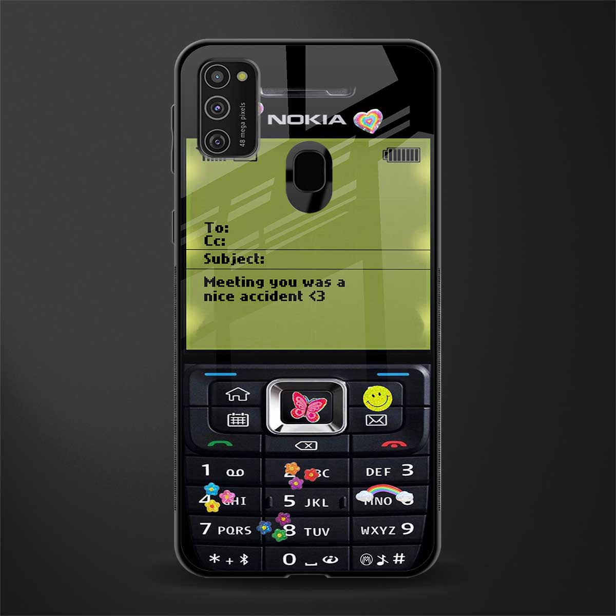 nokia vintage glass case for samsung galaxy m30s image