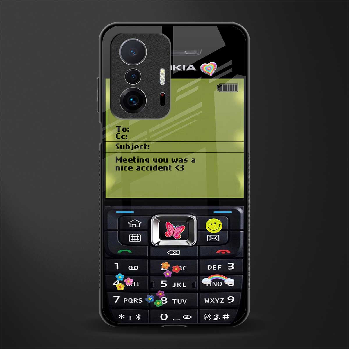 nokia vintage glass case for mi 11t pro 5g image