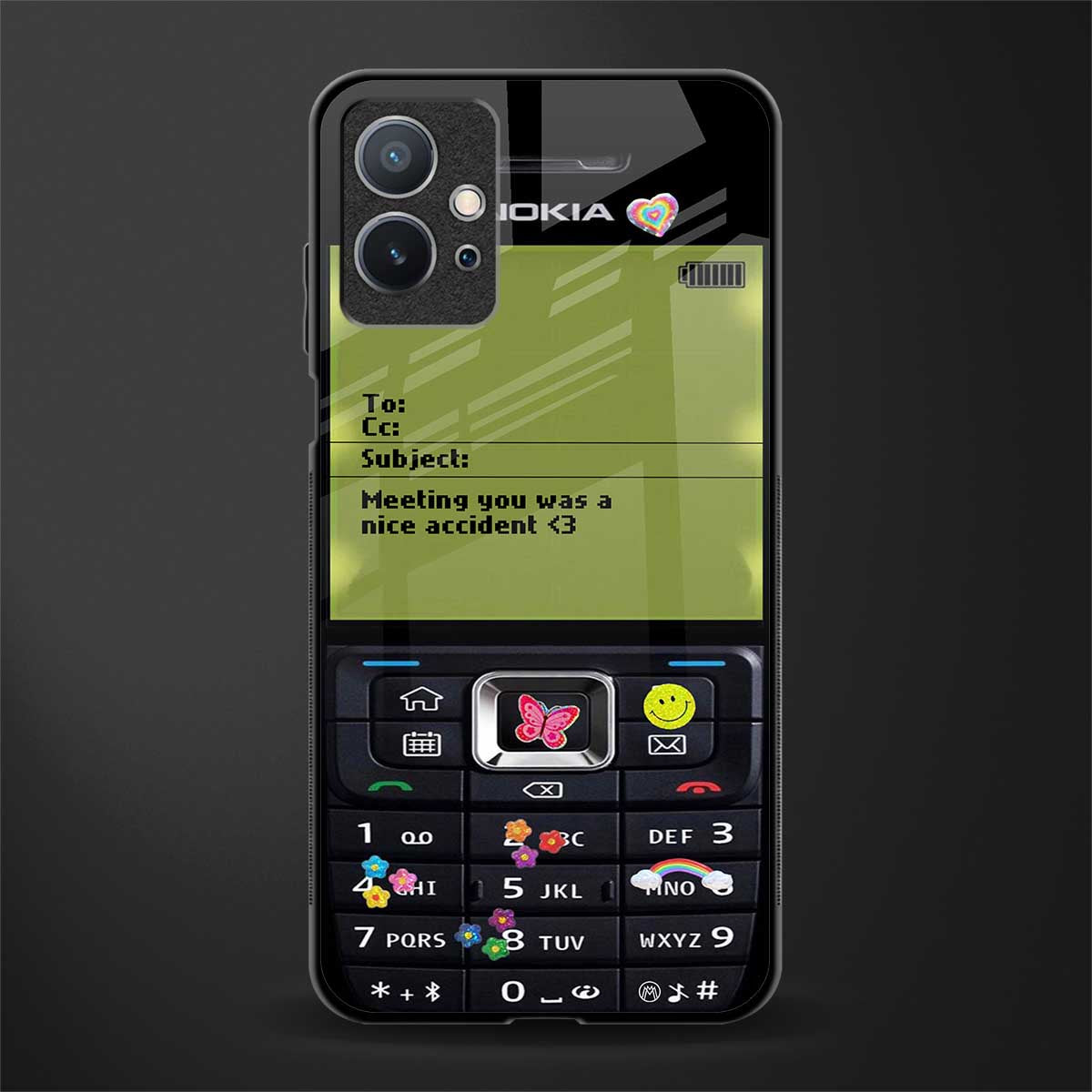 nokia vintage glass case for vivo y75 5g image