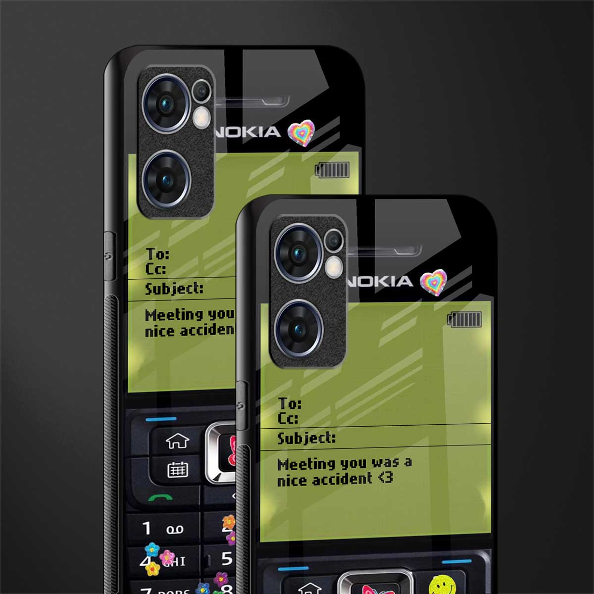 nokia vintage glass case for oppo reno7 5g image-2