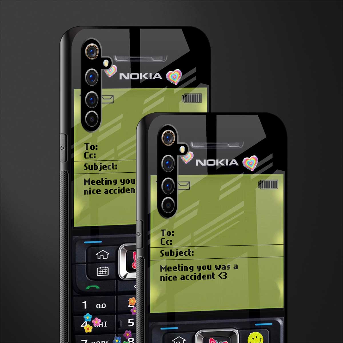 nokia vintage glass case for realme x50 pro image-2