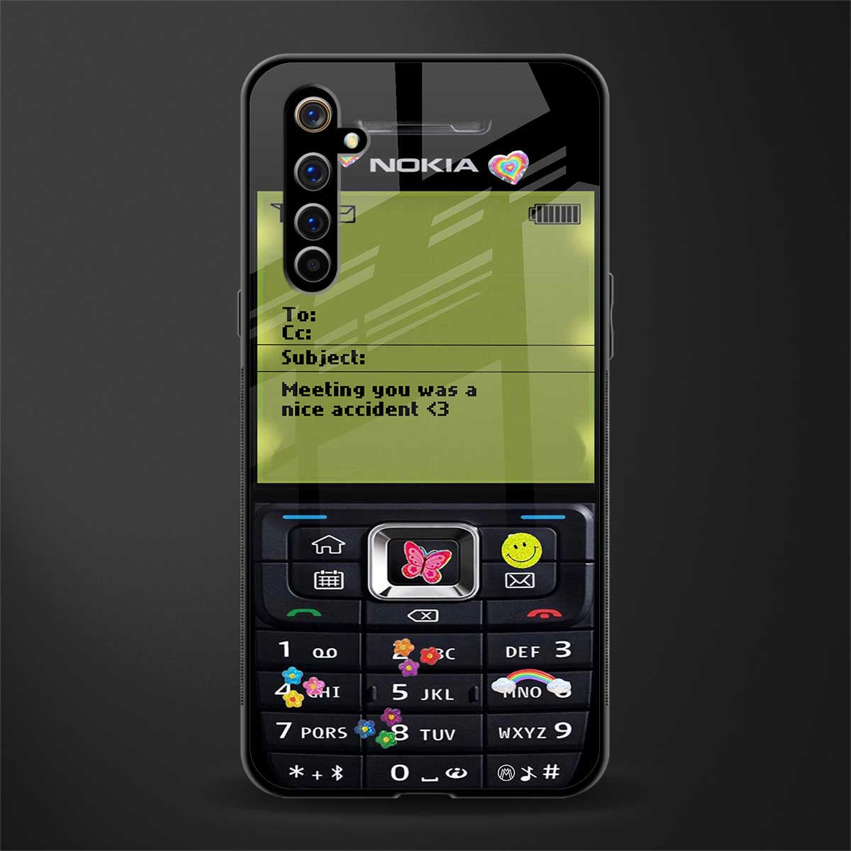 nokia vintage glass case for realme x50 pro image