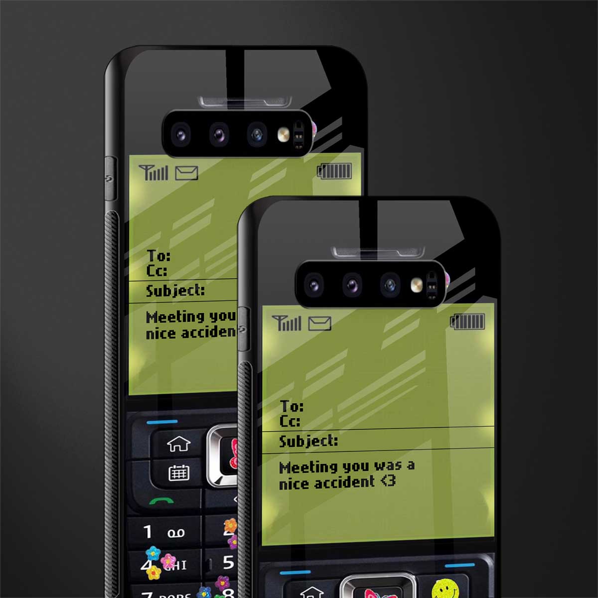 nokia vintage glass case for samsung galaxy s10 image-2