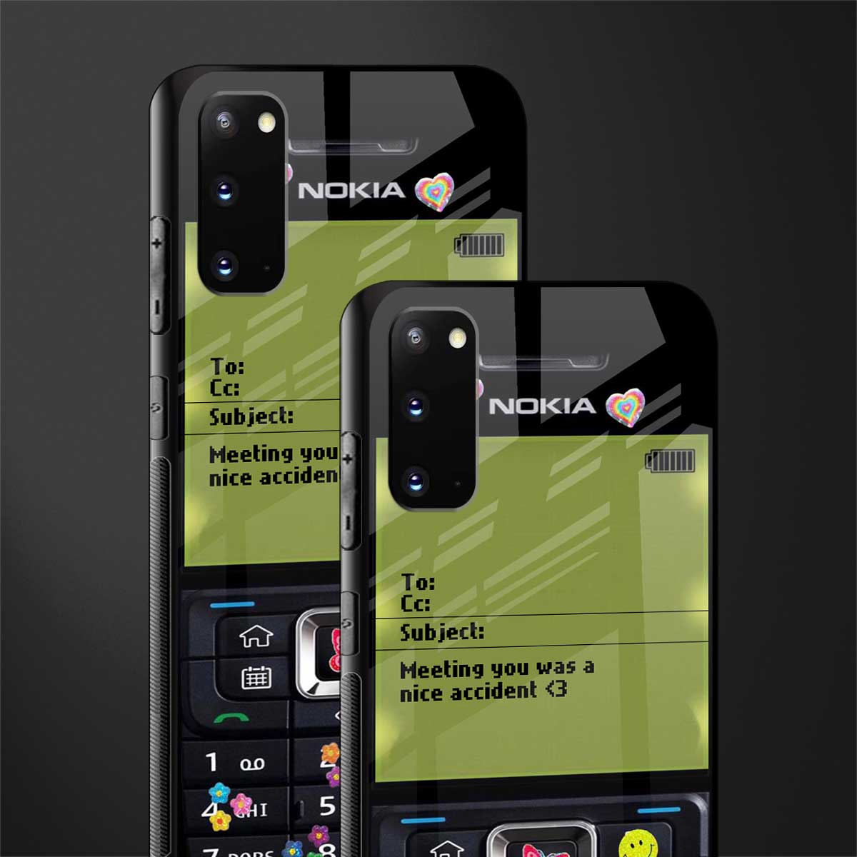 nokia vintage glass case for samsung galaxy s20 image-2