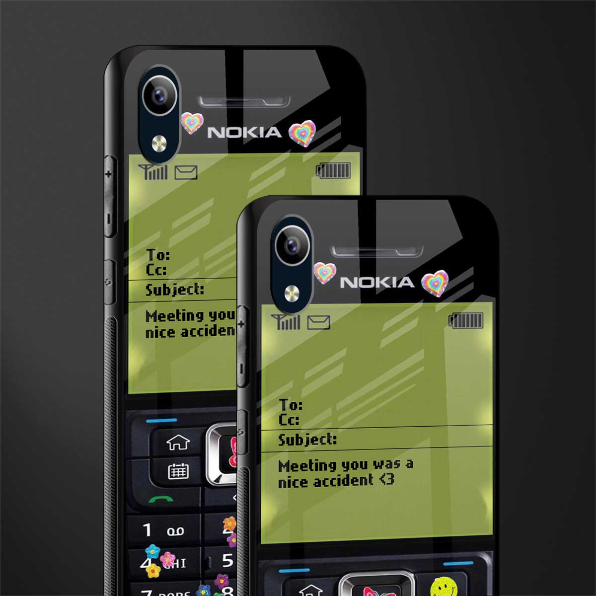 nokia vintage glass case for vivo y91i image-2