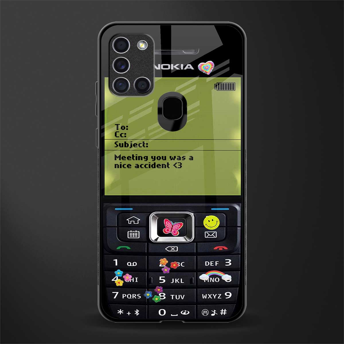nokia vintage glass case for samsung galaxy a21s image