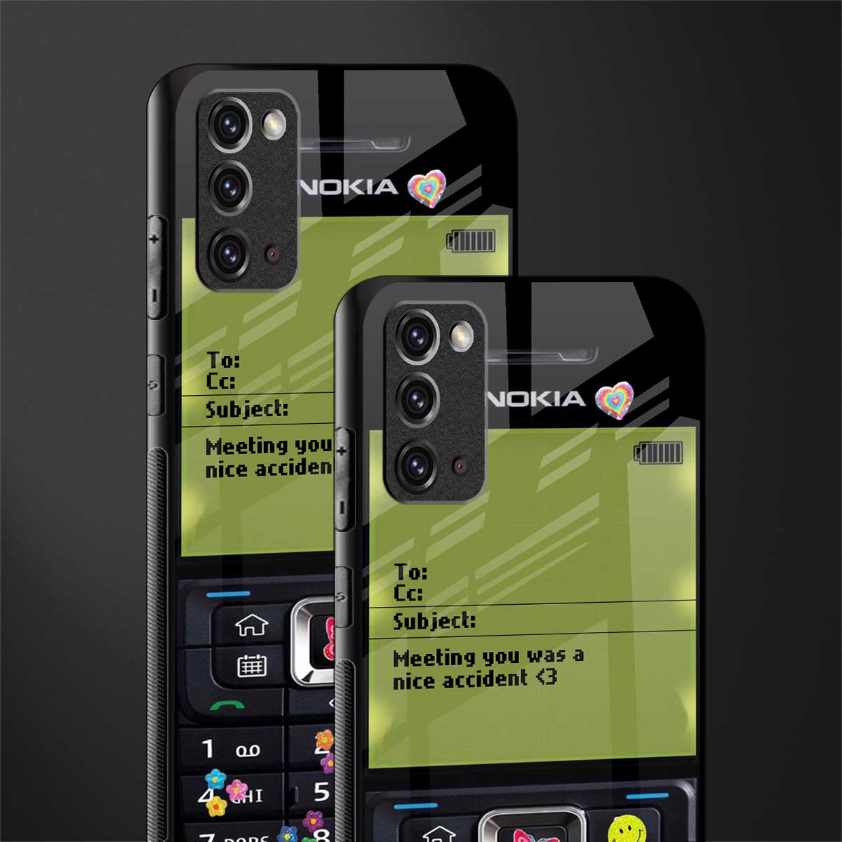 nokia vintage glass case for samsung galaxy note 20 image-2