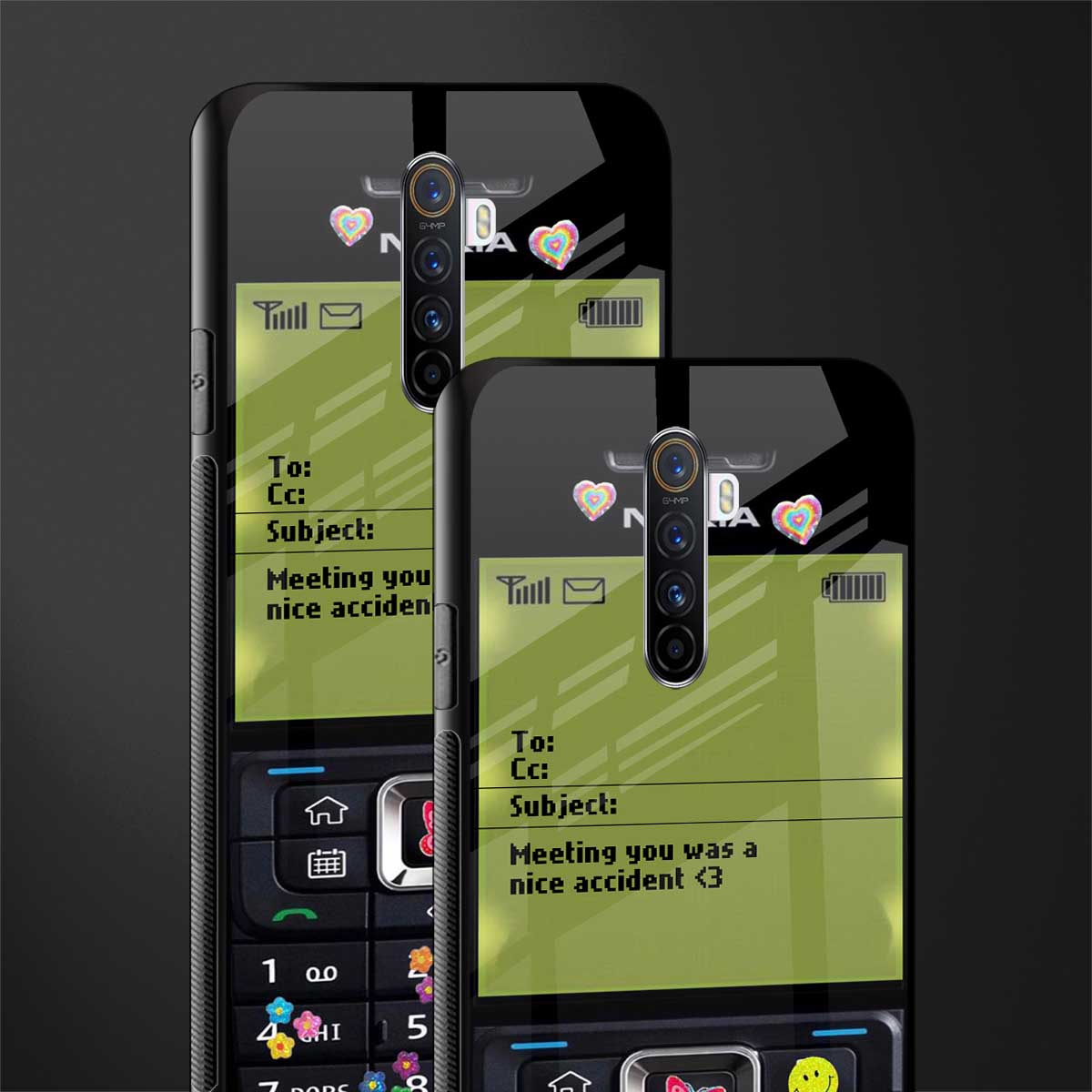 nokia vintage glass case for realme x2 pro image-2