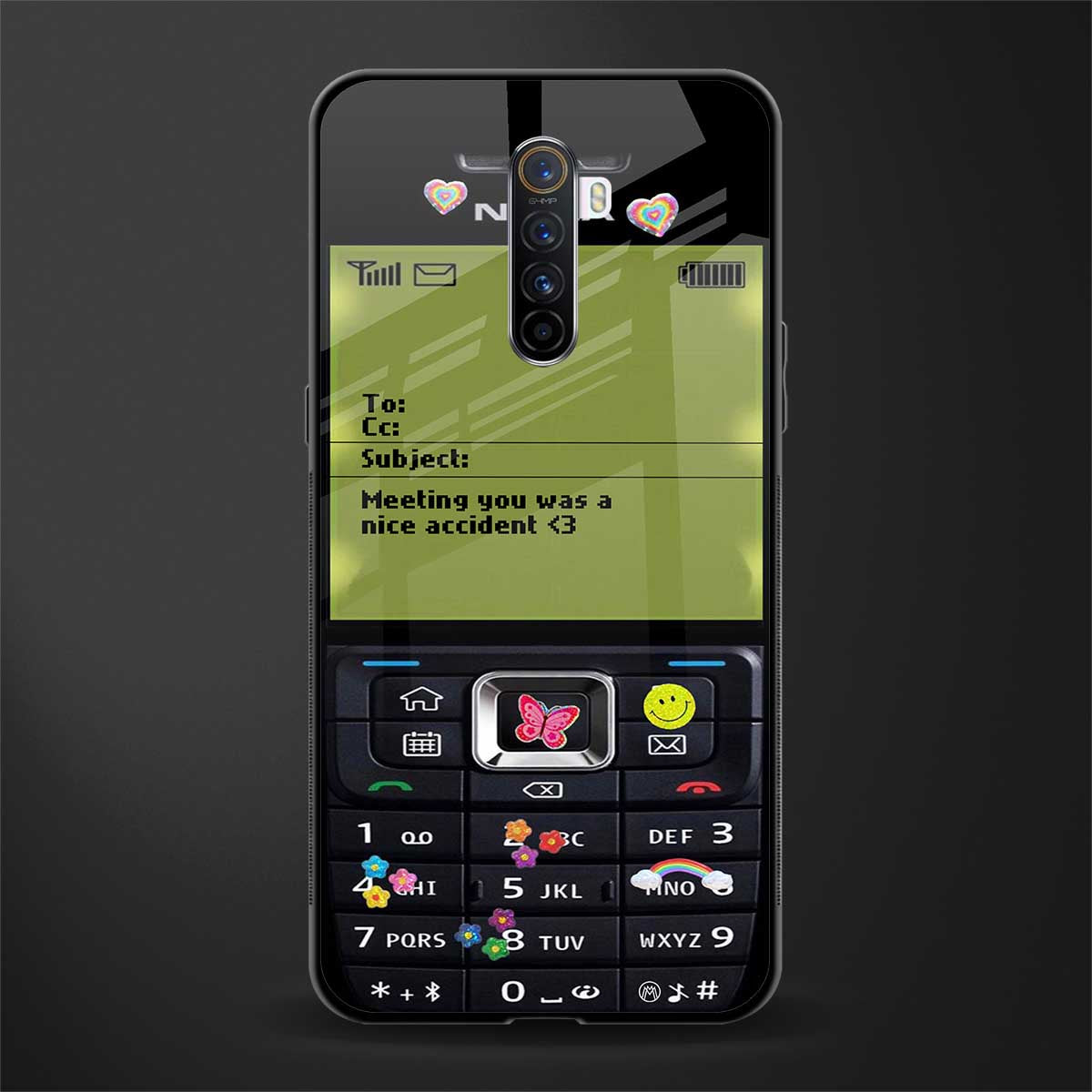 nokia vintage glass case for realme x2 pro image