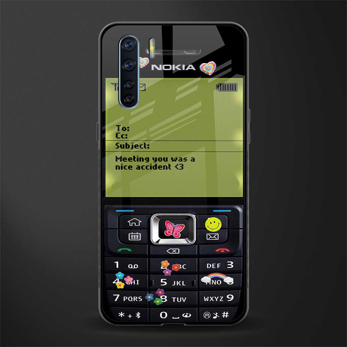 nokia vintage glass case for oppo f15 image
